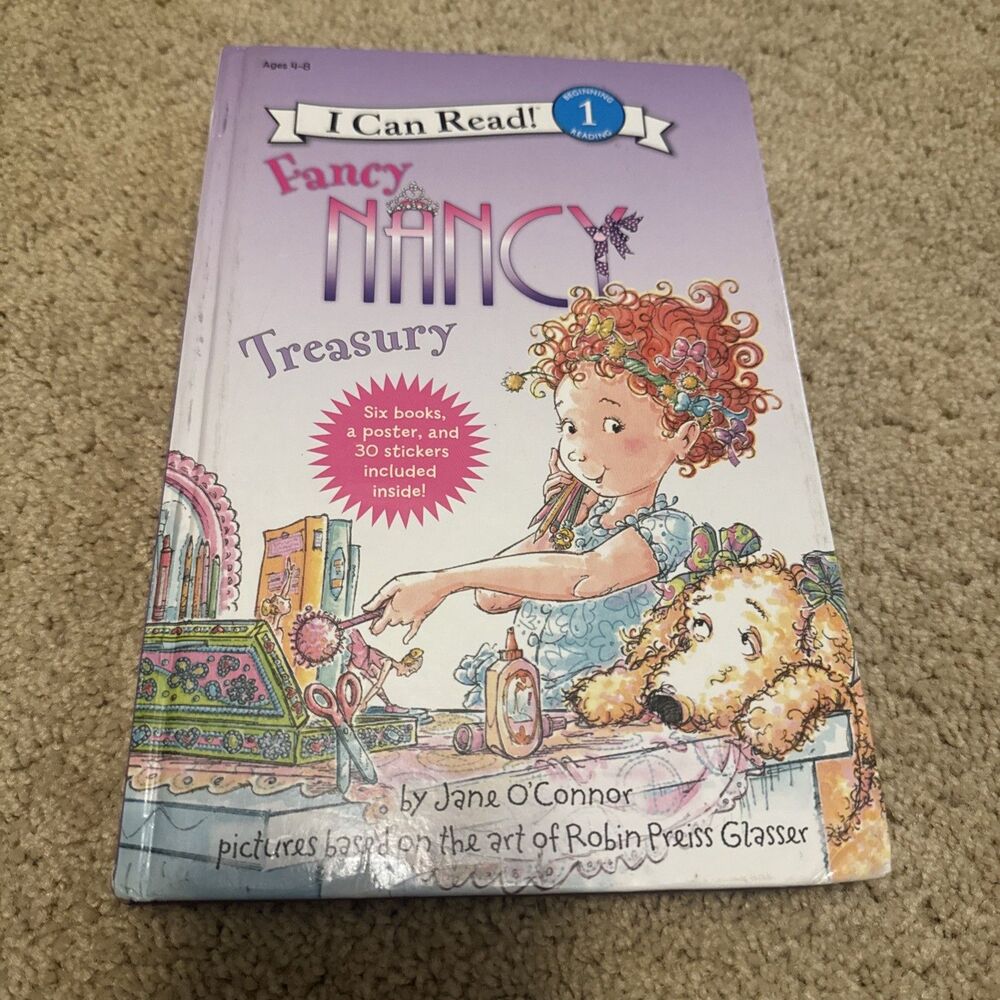 Fancy Nancy Storybook Treasury 6 books in 1 by Jane O'Connor (hardcover)
